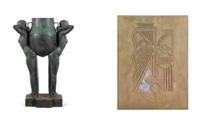 April Estates Auction Recap – Art Deco Jardiniere, Cartier Necklace & Lichtenstein Plaque Do Well