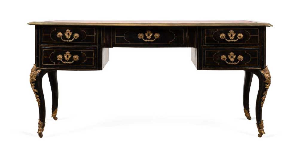 January Auction French Bureau Plat