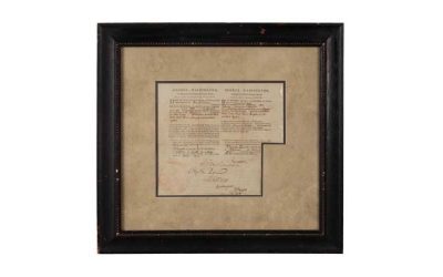 The February Rare Books & Important Documents Auction Was Headlined by a Letter Signed by Washington & Jefferson