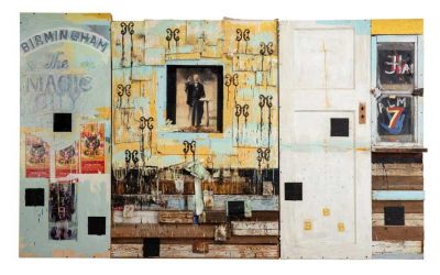 February 23rd Art Deco to Post-Modern Art & Design Auction Lead By Radcliffe Bailey Mixed Media Work & Iron Sculpture By Pietro Consagra