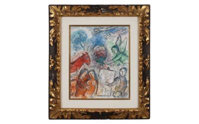 Chagall Painting Soars To $199,700 In The Dobson Collection Sale Held On May 16th