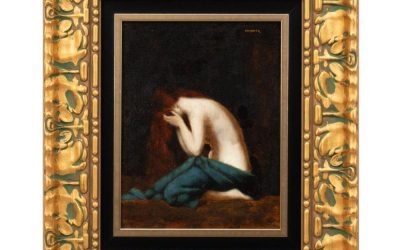 AN OIL ON CANVAS PAINTING BY JEAN JACQUES HENNER (FRENCH, 1829-1905) SELLS FOR $27,225 ON DAY 2 OF AUCTIONS HELD SEPT. 12 th AND 13 th BY AHLERS & OGLETREE